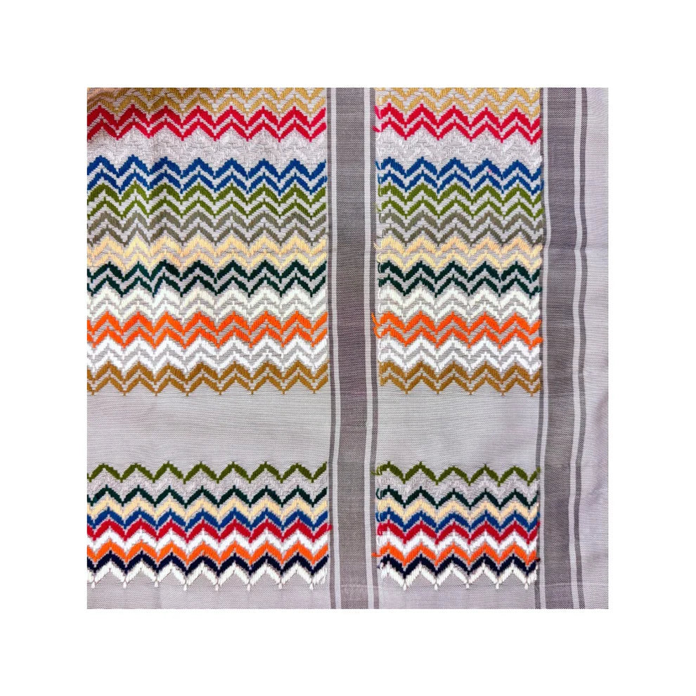 Nablus Kufiya Sea wave Gaza by Burdaclothing