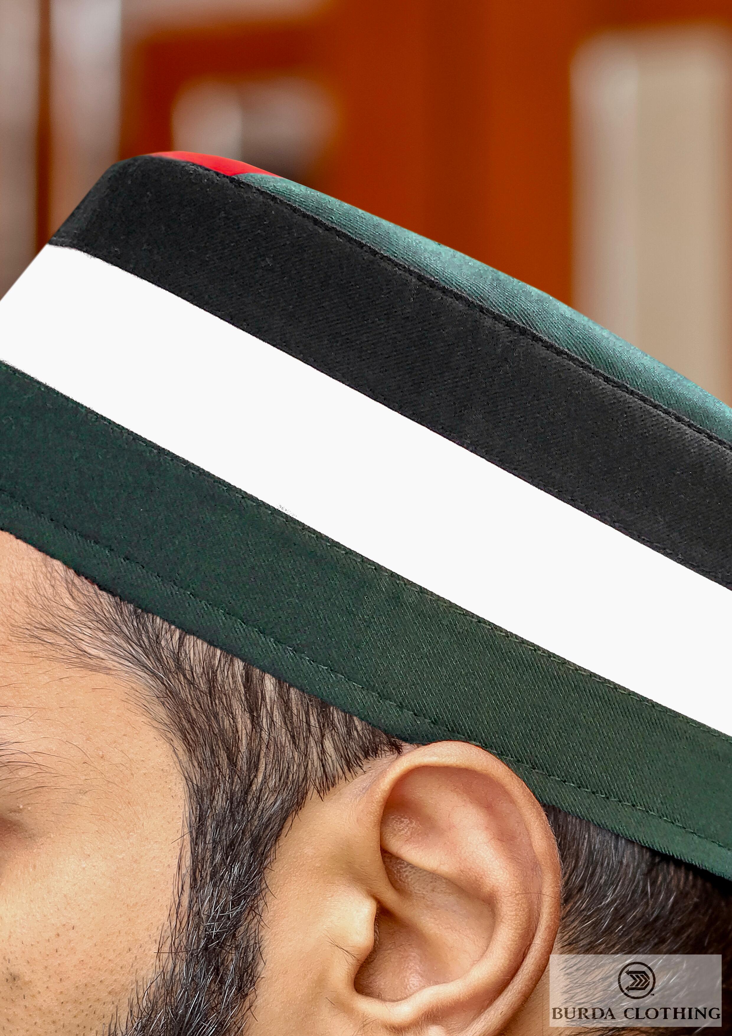 burdaclothing Palestine Flag Kufi