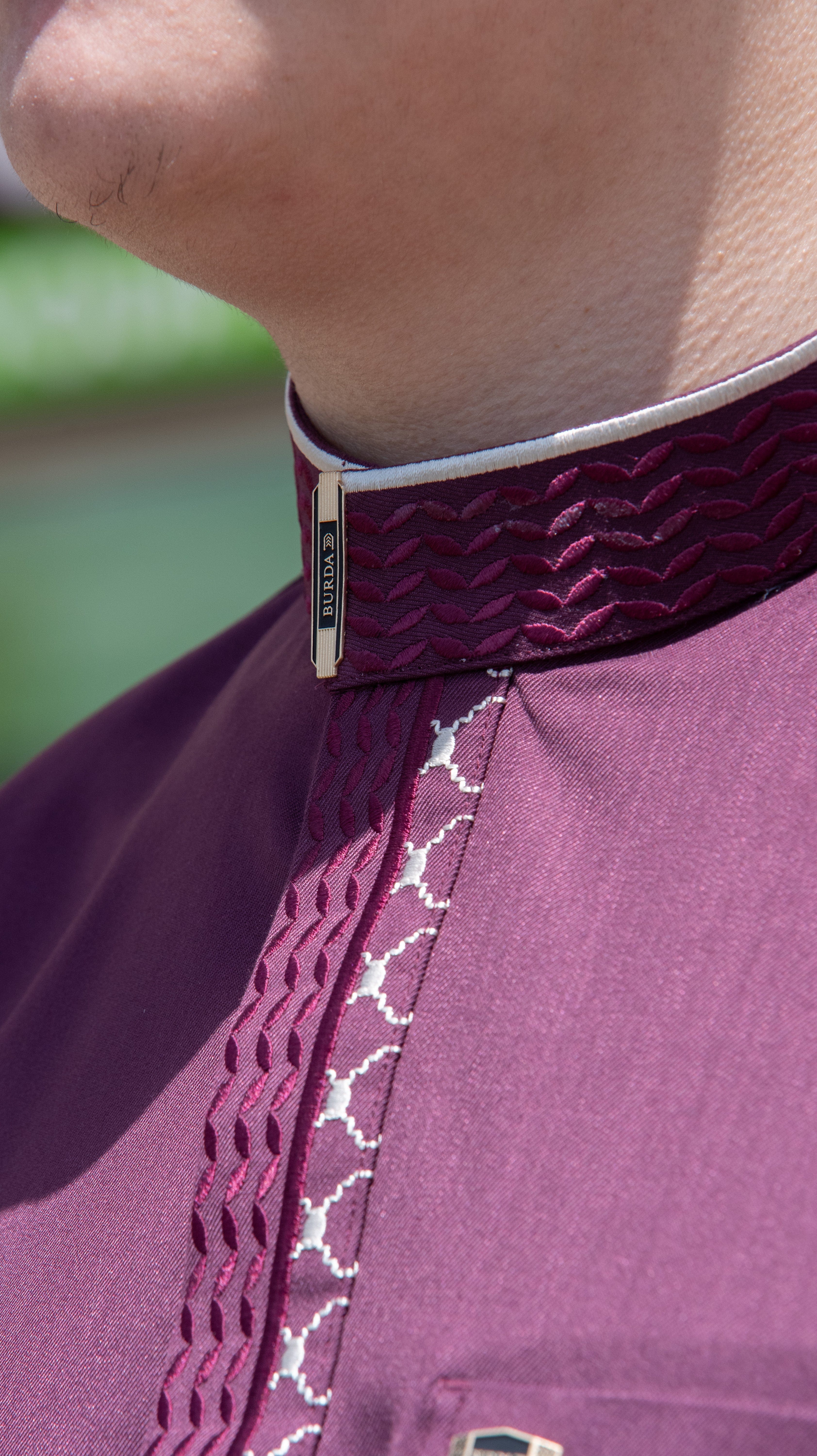 Burdaclothing Palestine Kufiya Premium Thobe 109