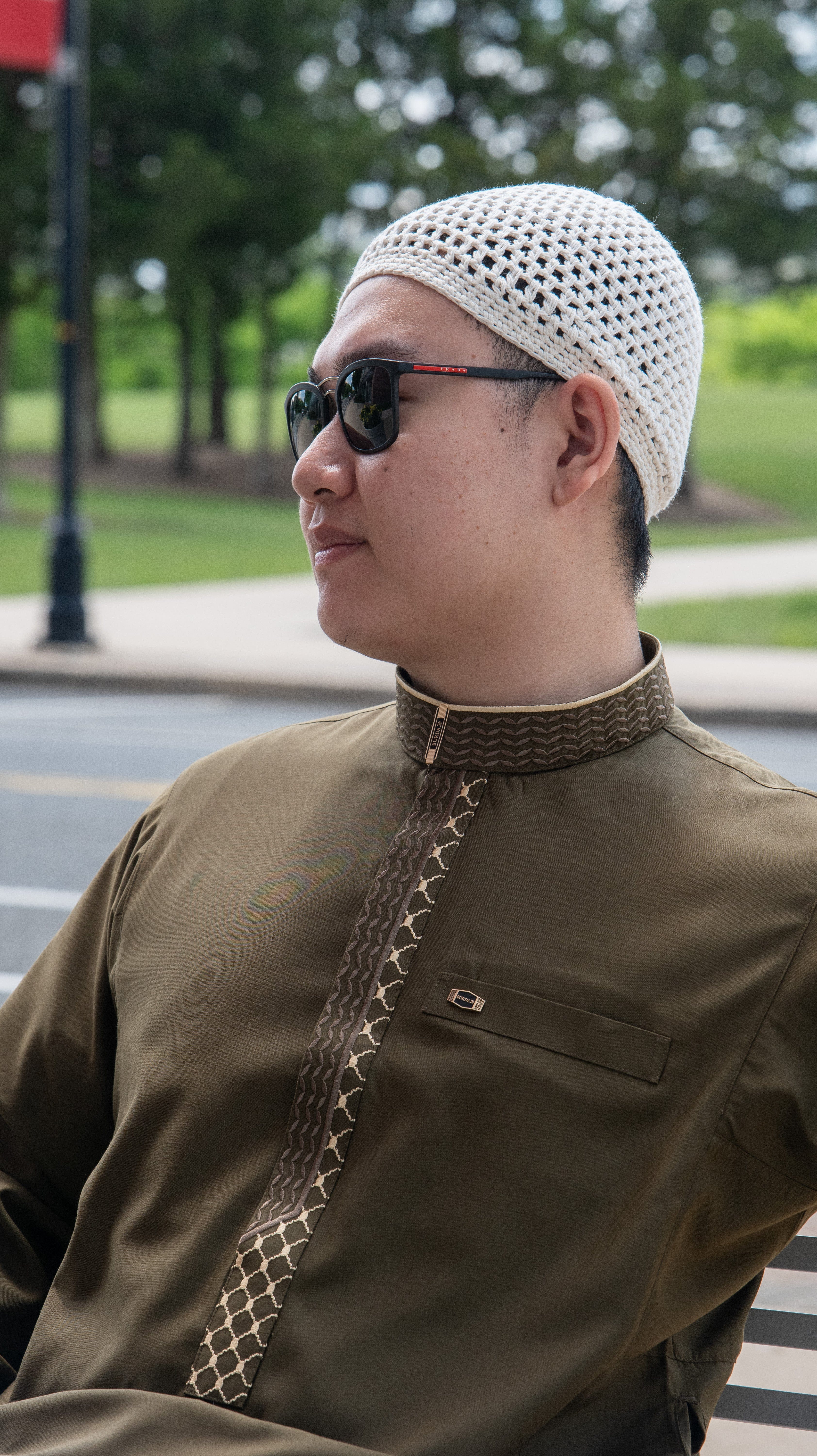 Burdaclothing Palestine Kufiya Premium Thobe 116