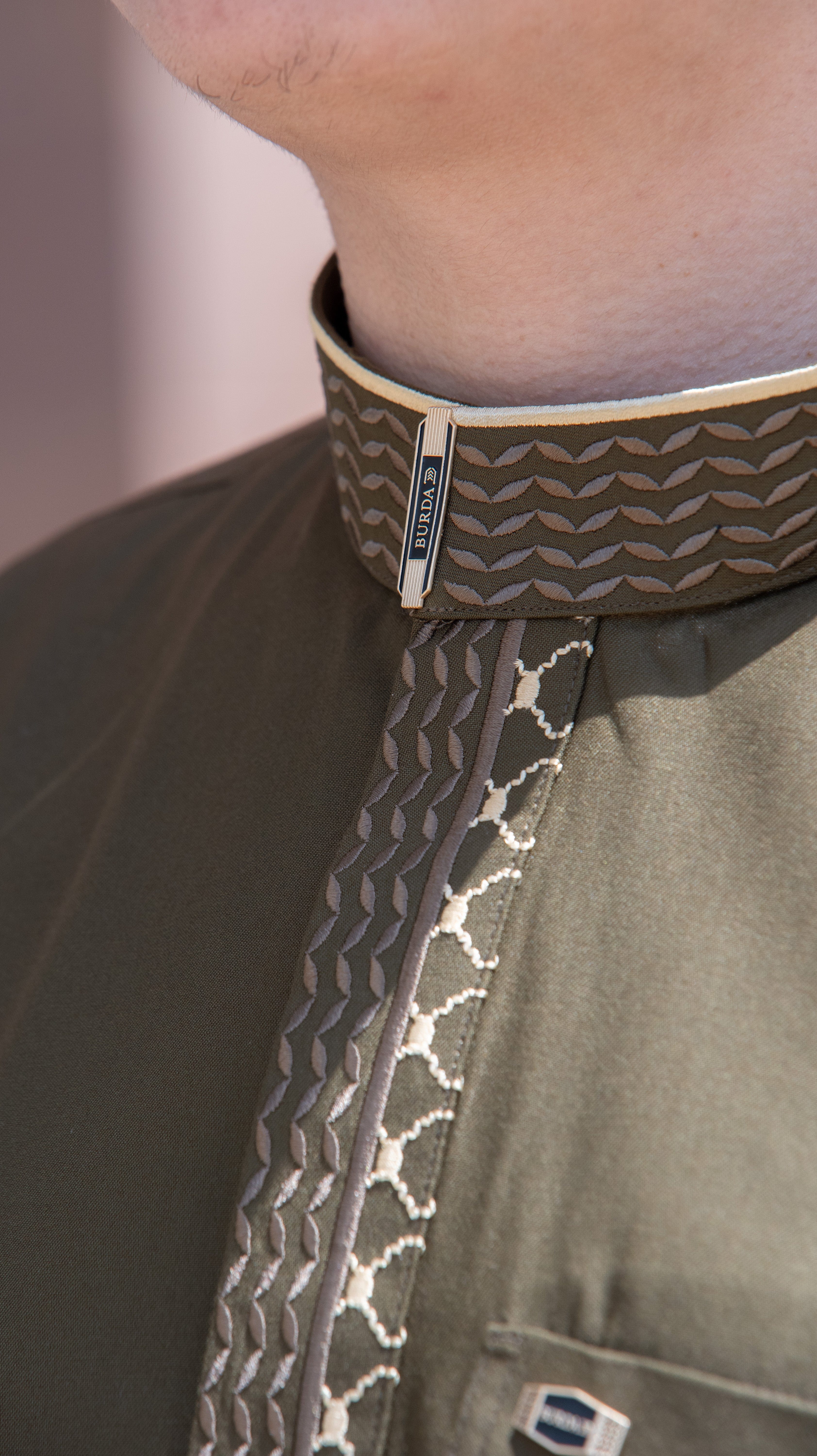 Burdaclothing Palestine Kufiya Premium Thobe 116