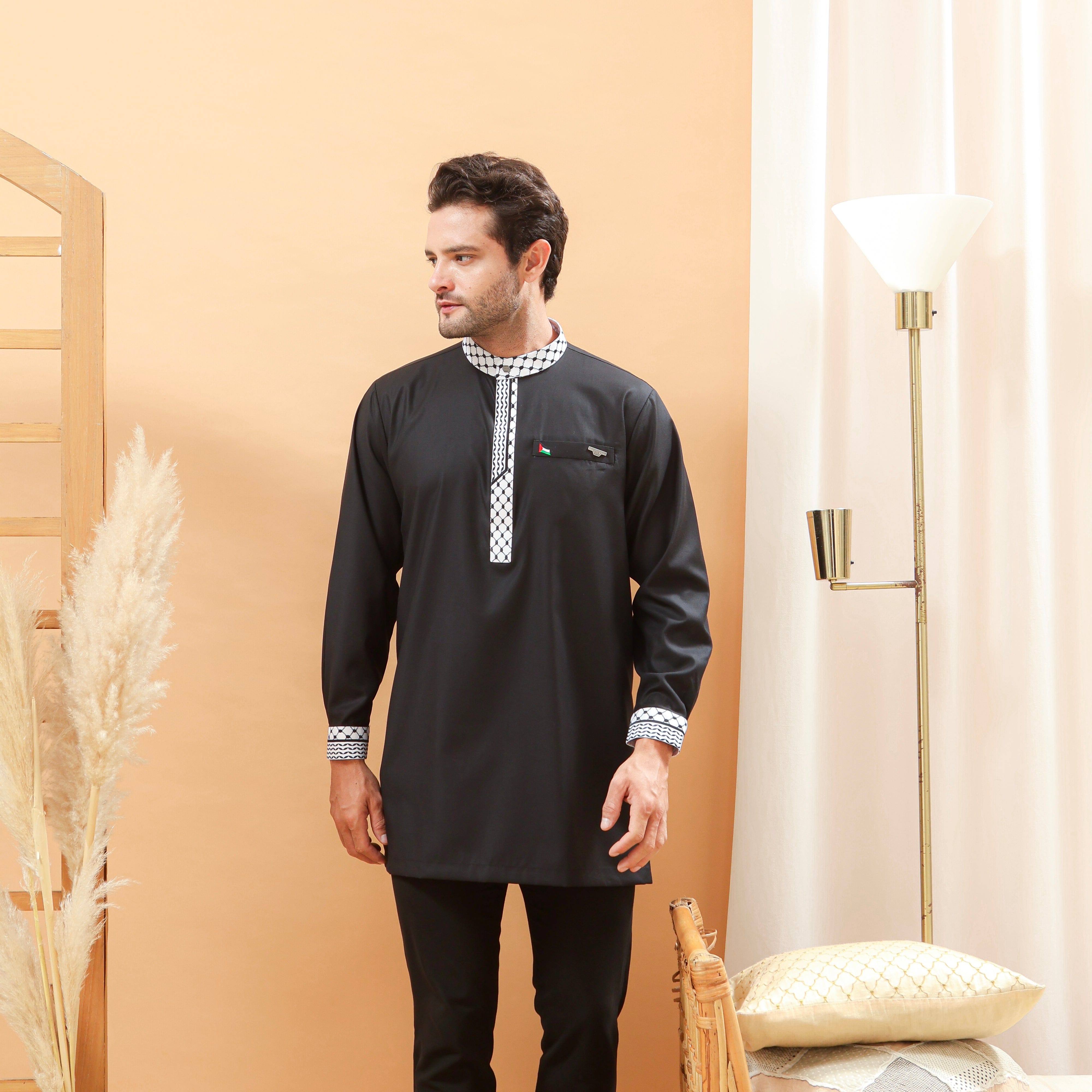 burdaclothing Palestine Premium Short Kurta