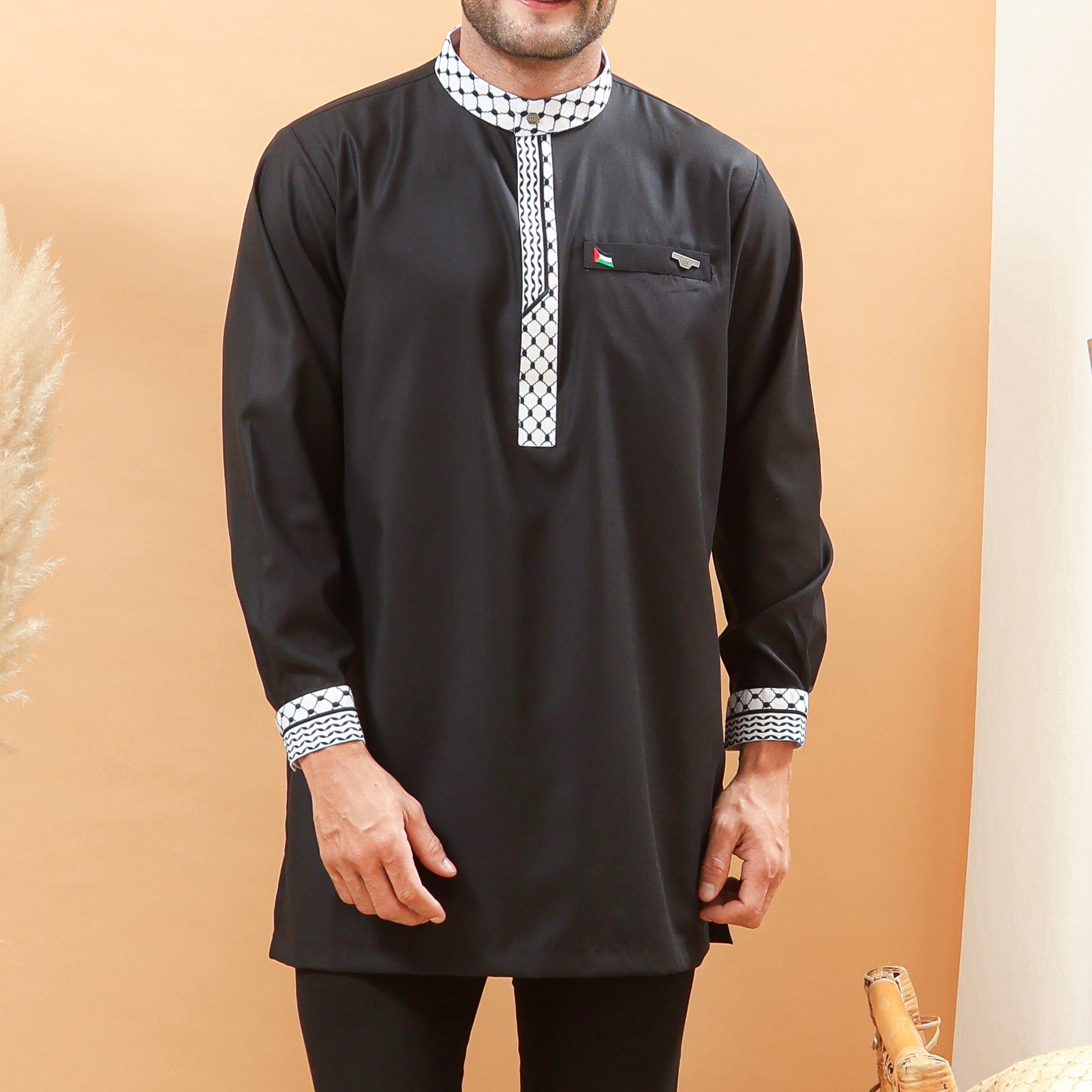 burdaclothing Palestine Premium Short Kurta