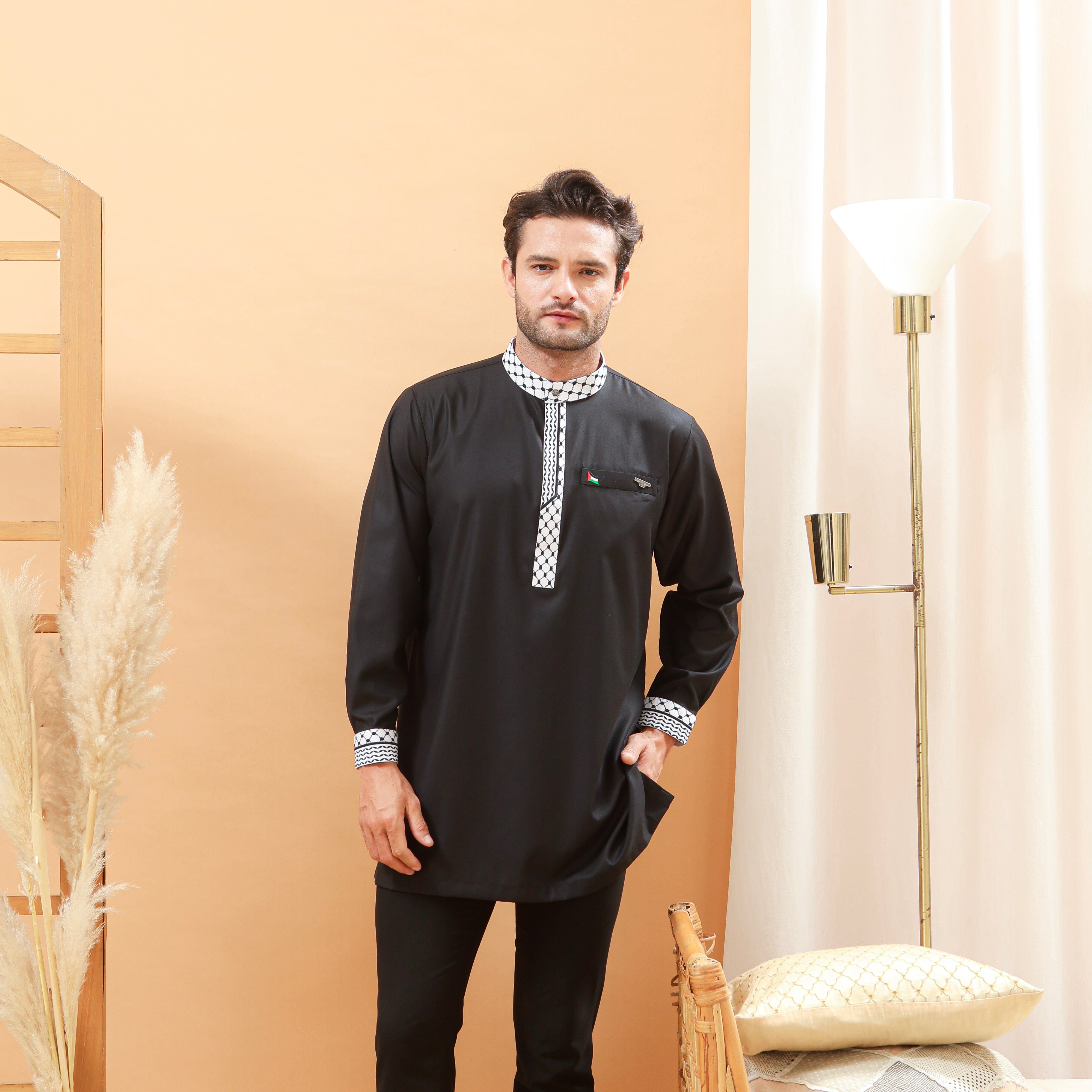 burdaclothing Palestine Premium Short Kurta