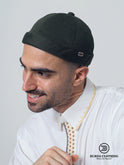 Premium Brimless Hat Olive by Burdaclothing