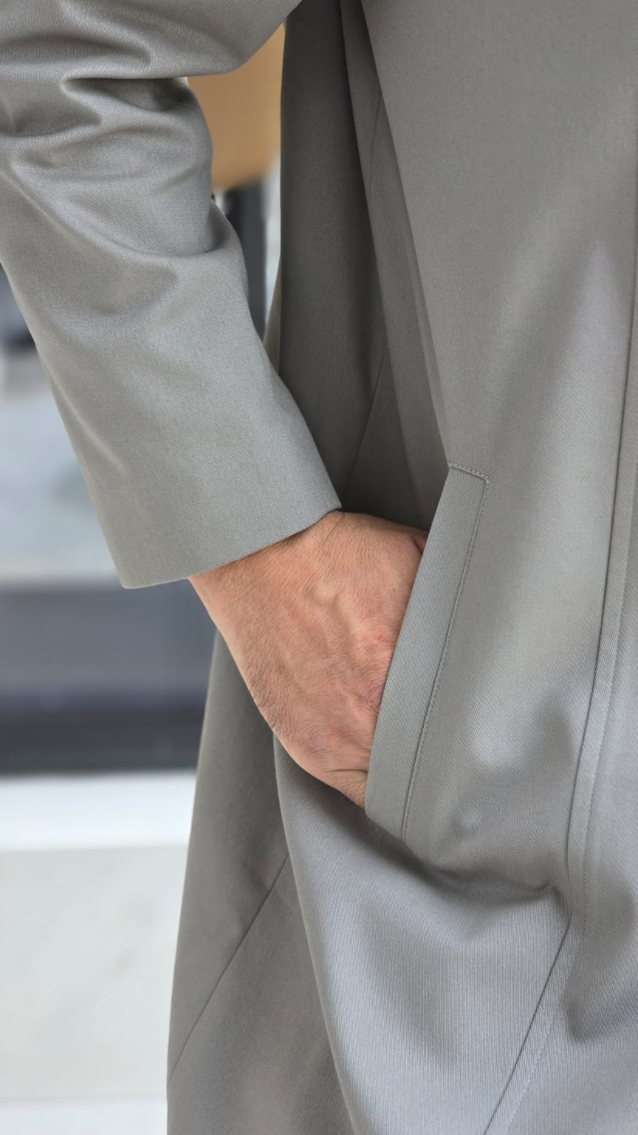 burdaclothing Premium Long Coat Gray