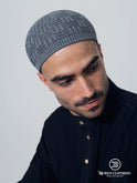 Premium Skull Kufi 01 Dark Gray by Burdaclothing