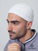 Premium Skull Kufi 03 Off White by Burdaclothing