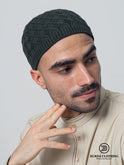 Premium Skull Kufi 03 Olive by Burdaclothing
