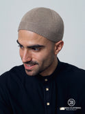 Premium Skull Kufi 05 Light Brown by Burdaclothing