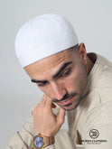 Premium Skull Kufi 05 White by Burdaclothing