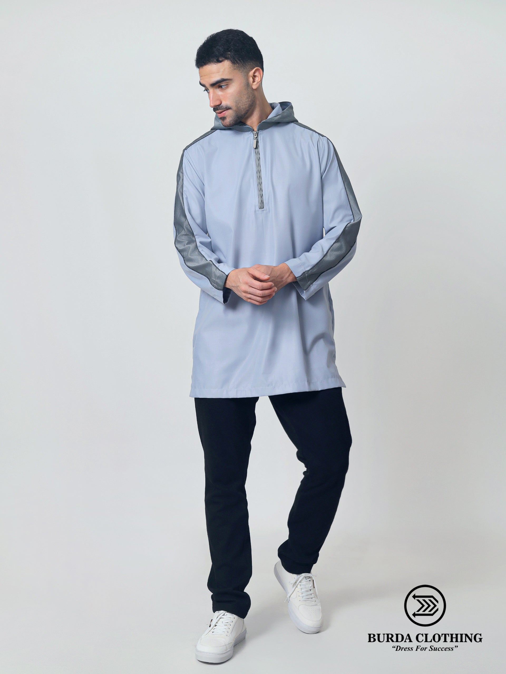 Short Kurta 006 Hoodie by burdaclothing