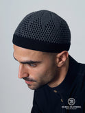 Skull Kufi Kuwaiti/Khaleeji Dark Gray by Burdaclothing