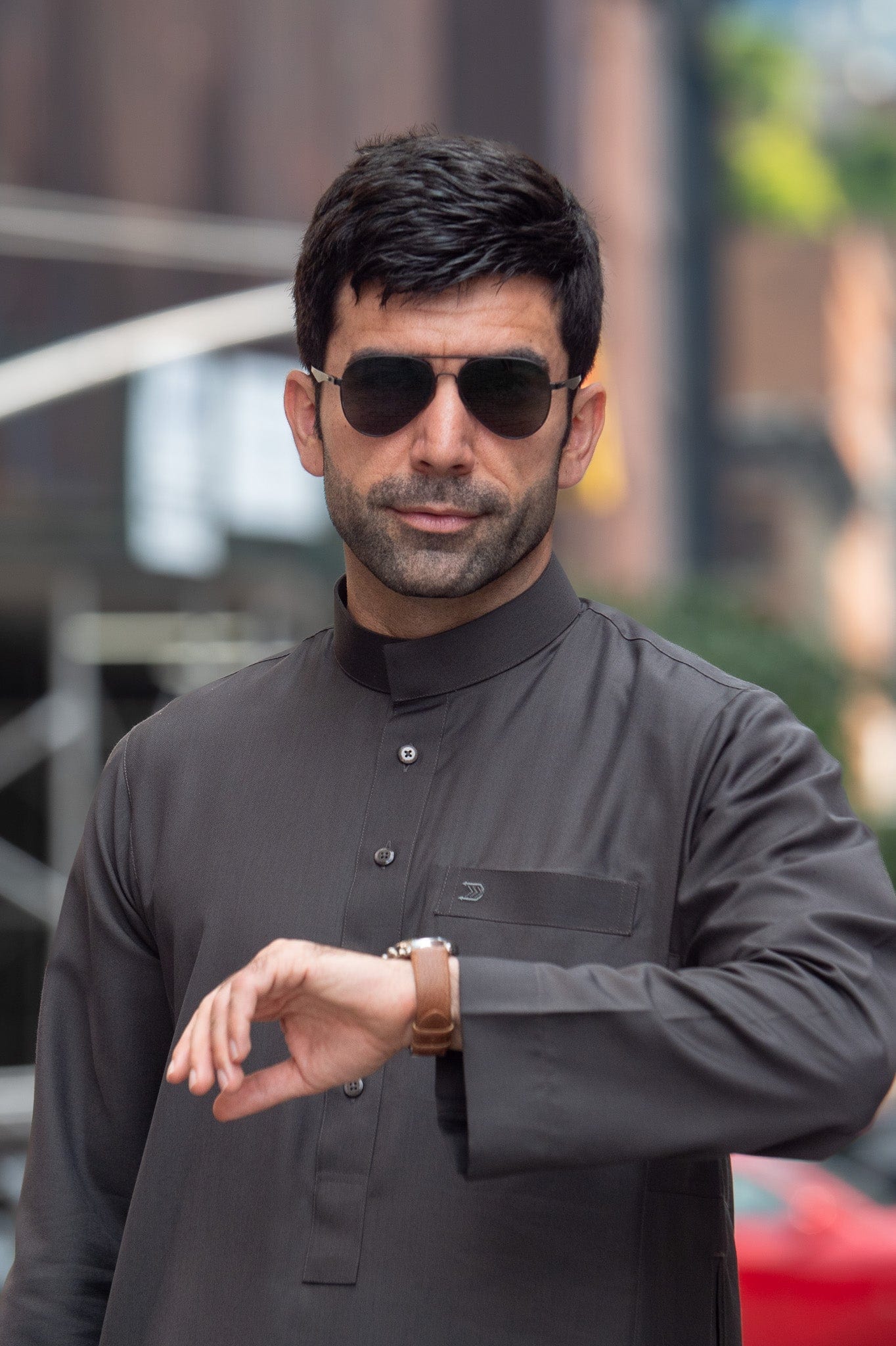 burdaclothing Supreme Adult Thobe (Dark Gray) ( Father& Son)