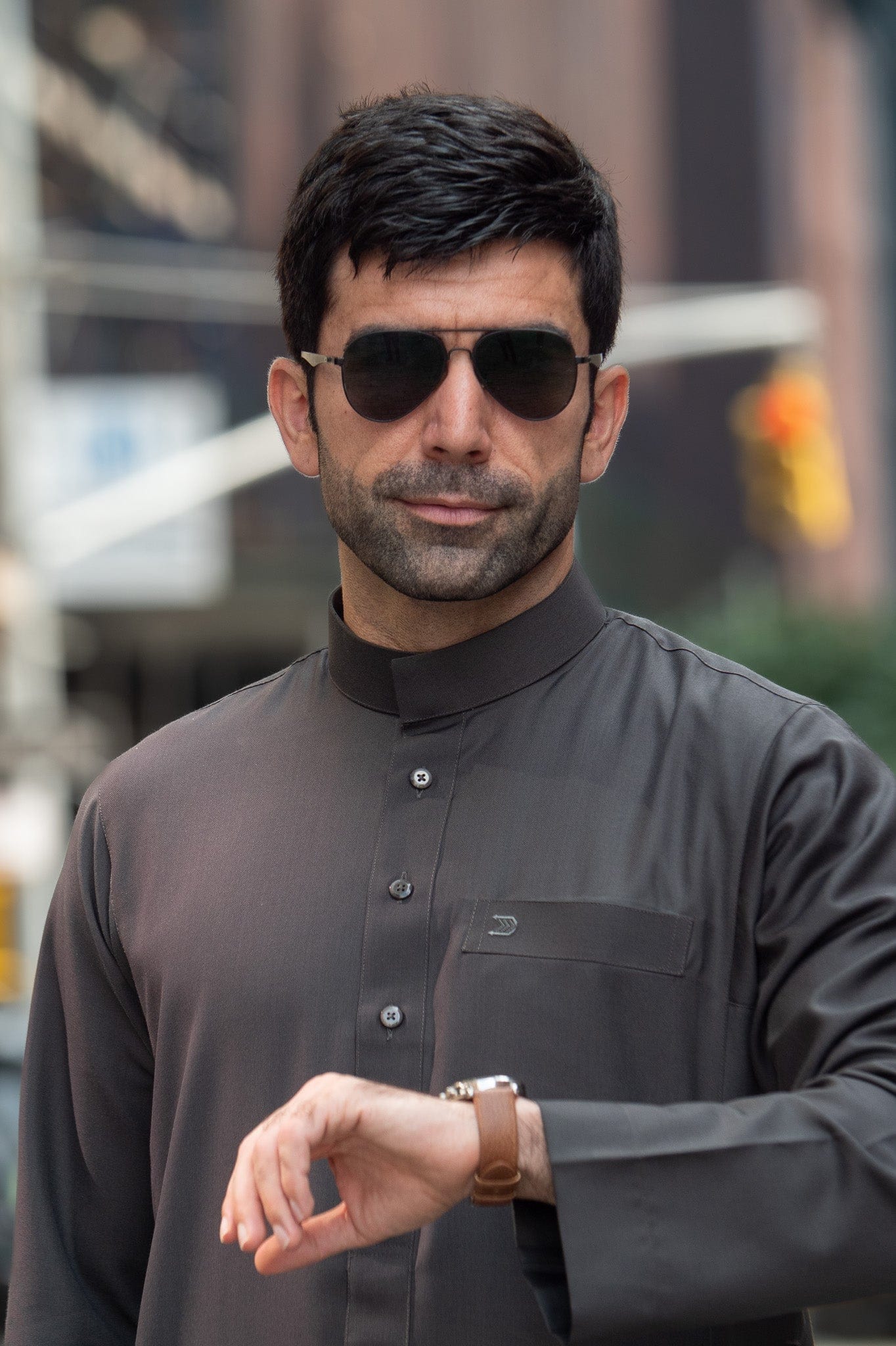 burdaclothing Supreme Adult Thobe (Dark Gray) ( Father& Son)