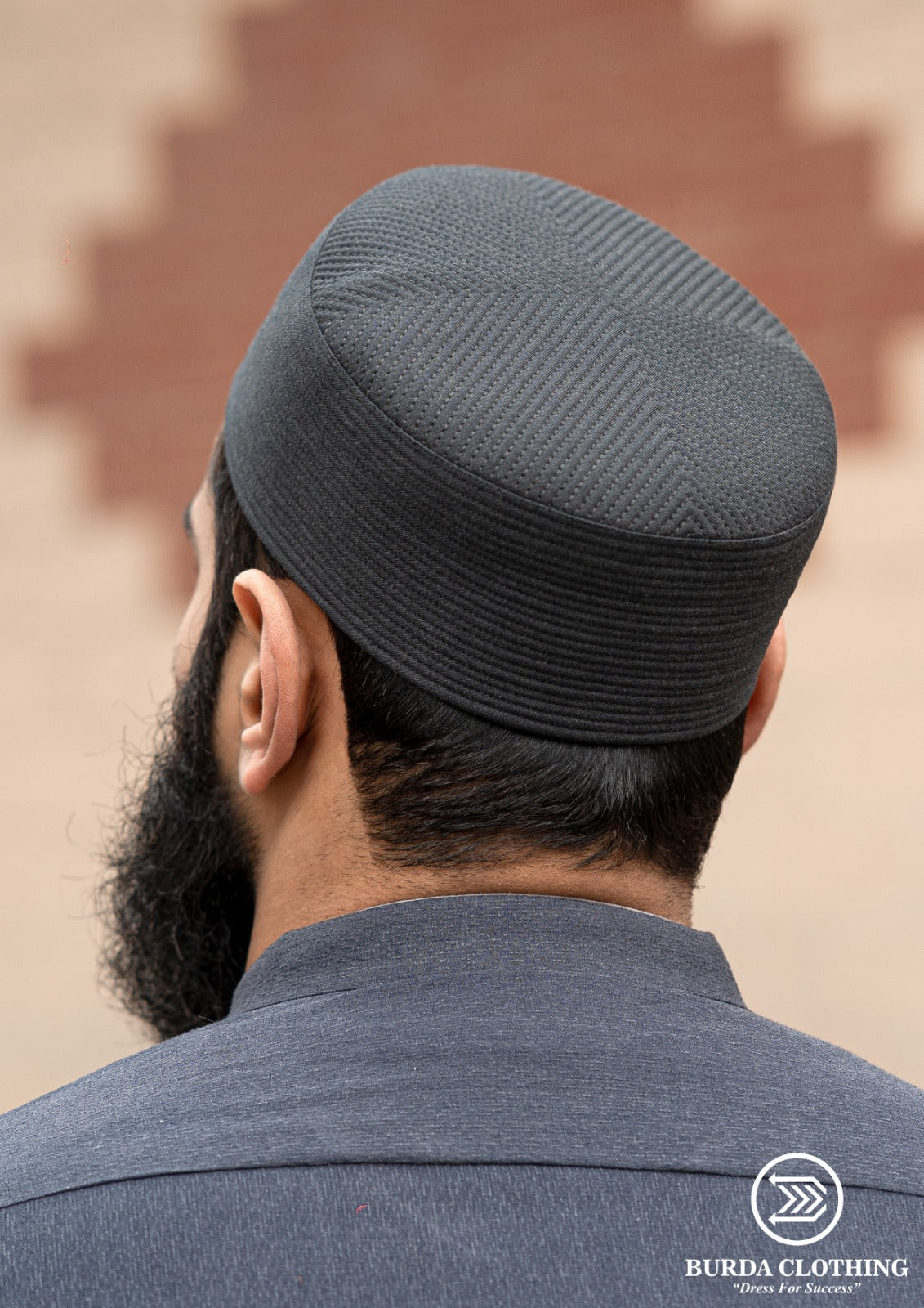 Turban Kufi 21 XS / Dark Gray by Burdaclothing