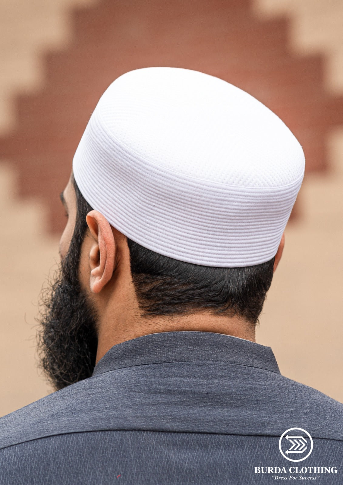 Turban Kufi 21 XS / White by Burdaclothing