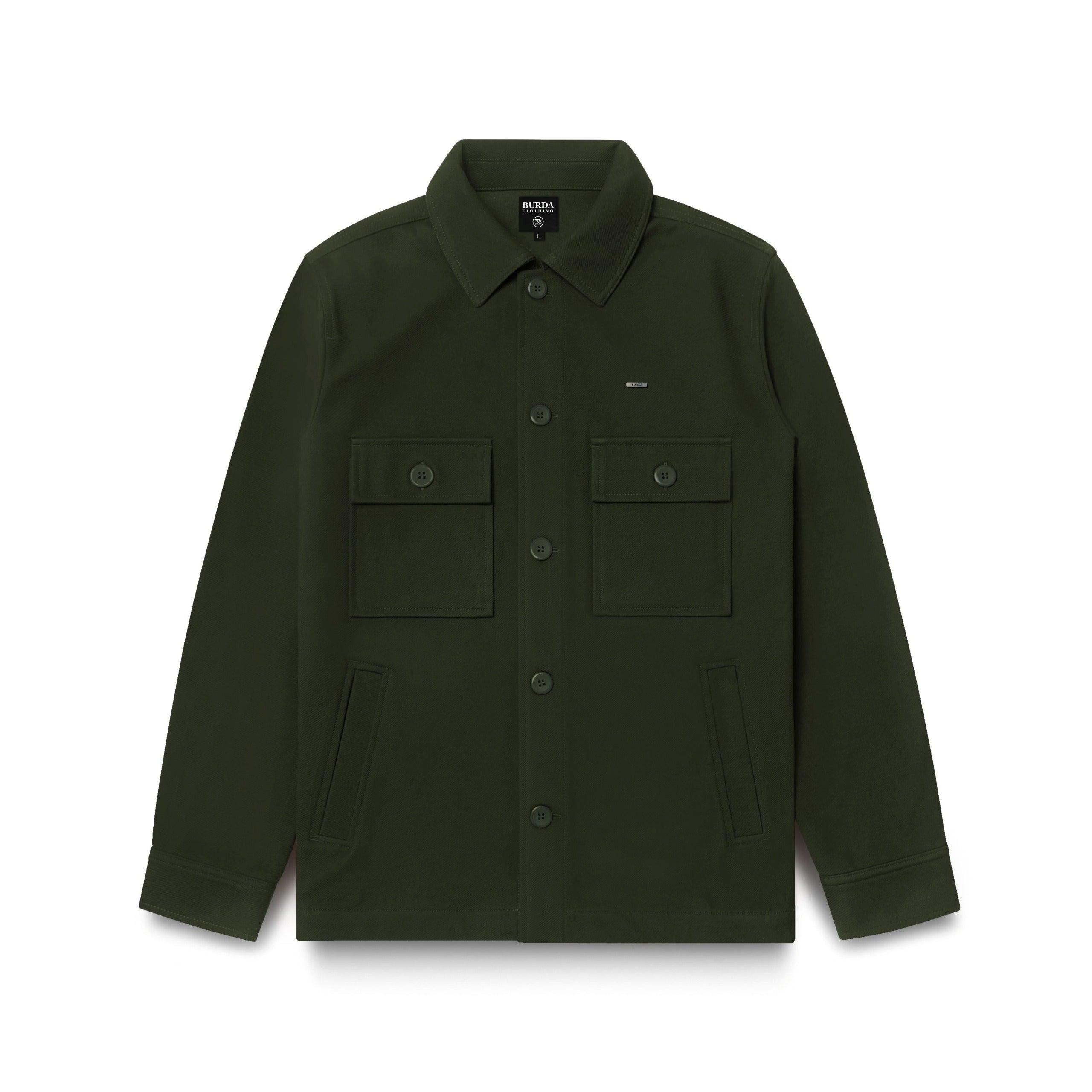Twill Jacket L / Green by Burdaclothing