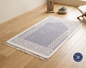 Velvet Prayer Rug Gray by Burdaclothing