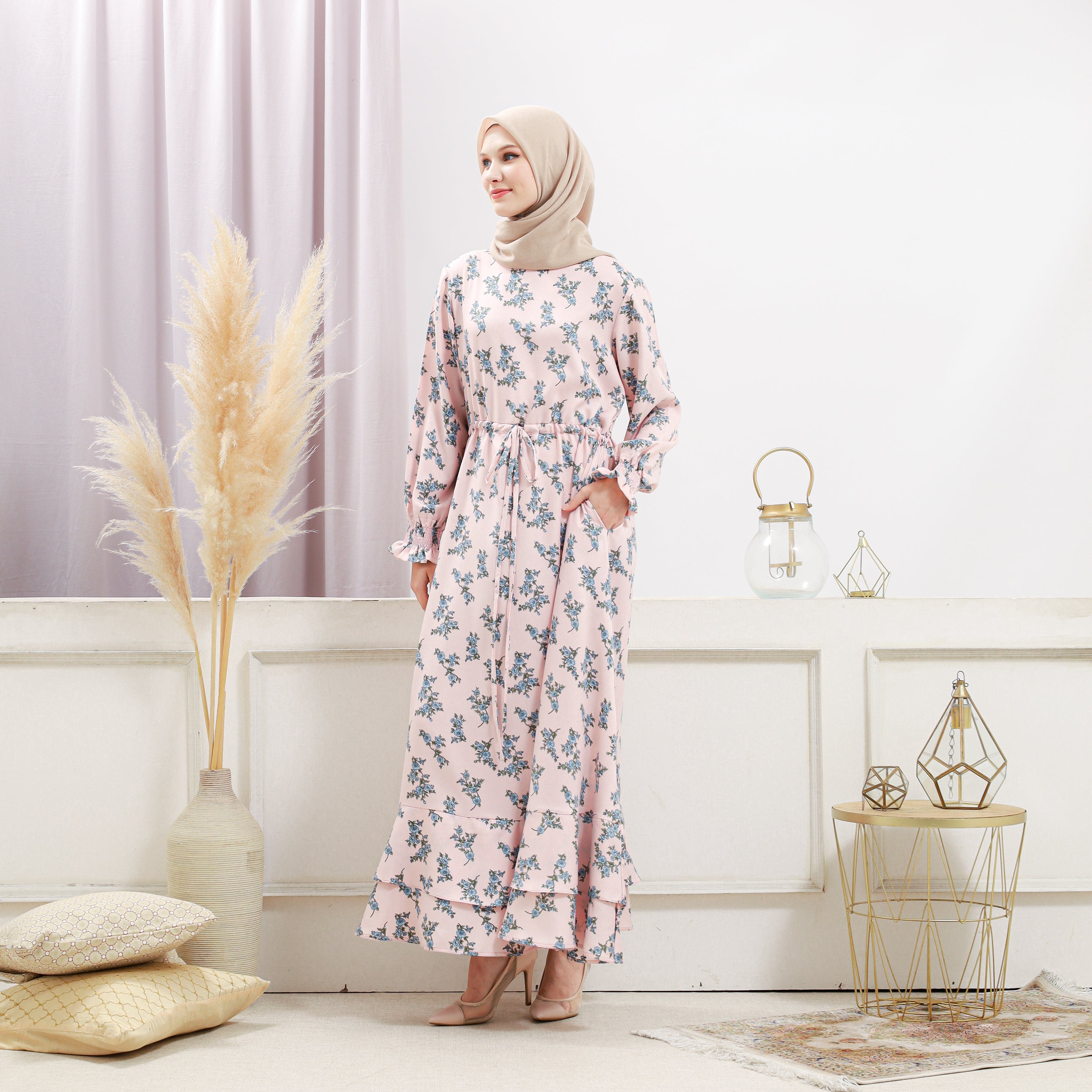 Burdaclothing Women's Pearl Floral Dress