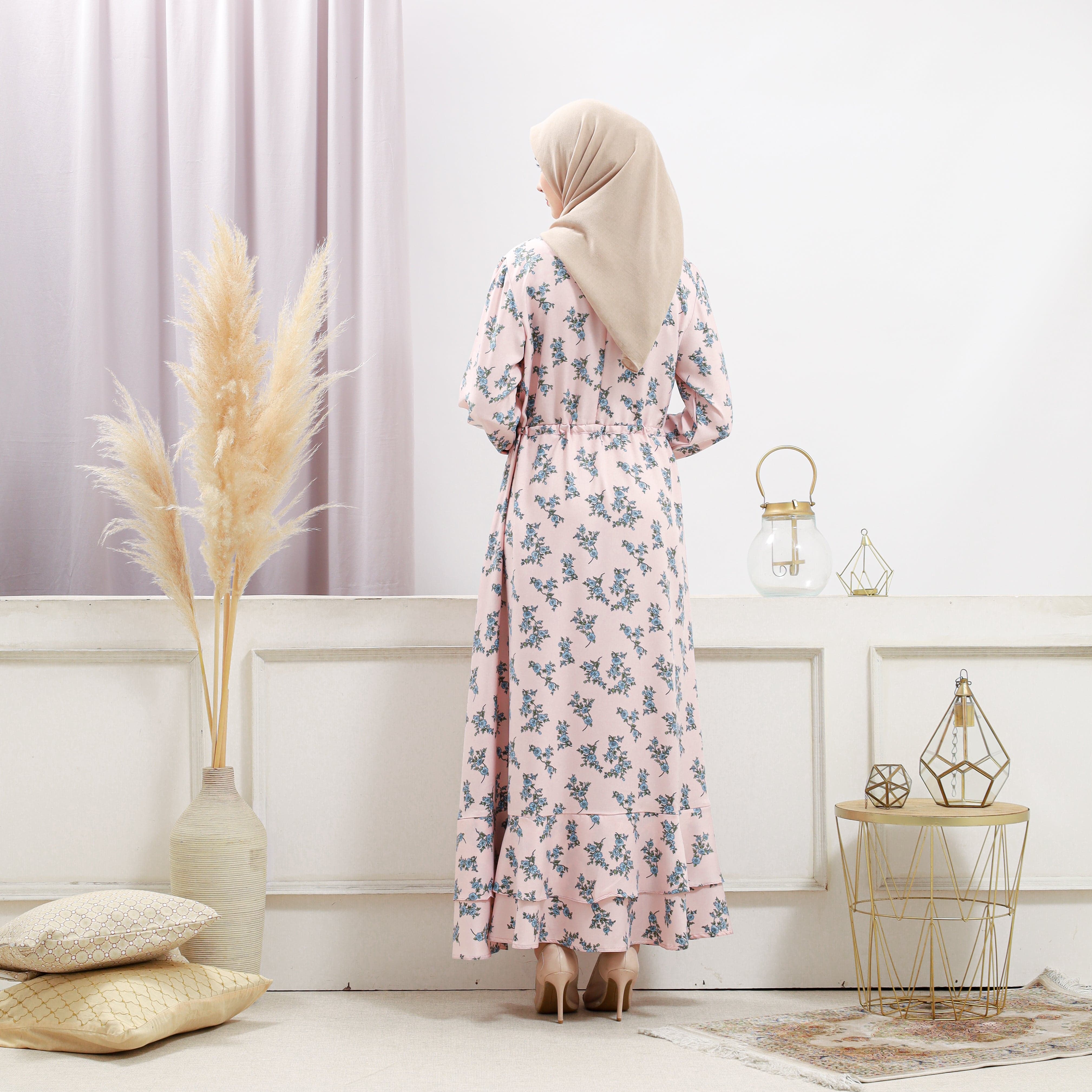 Burdaclothing Women's Pearl Floral Dress