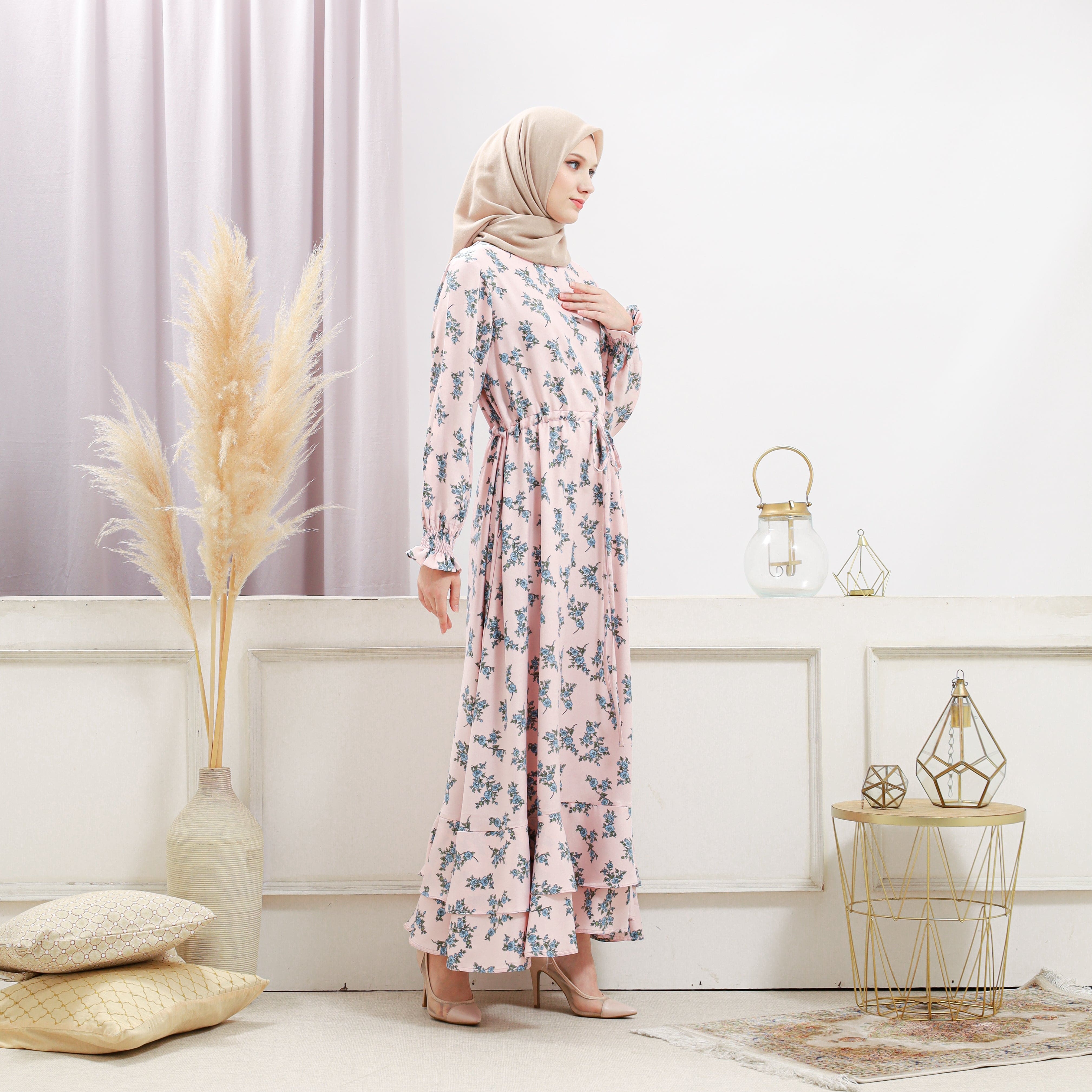 Burdaclothing Women's Pearl Floral Dress