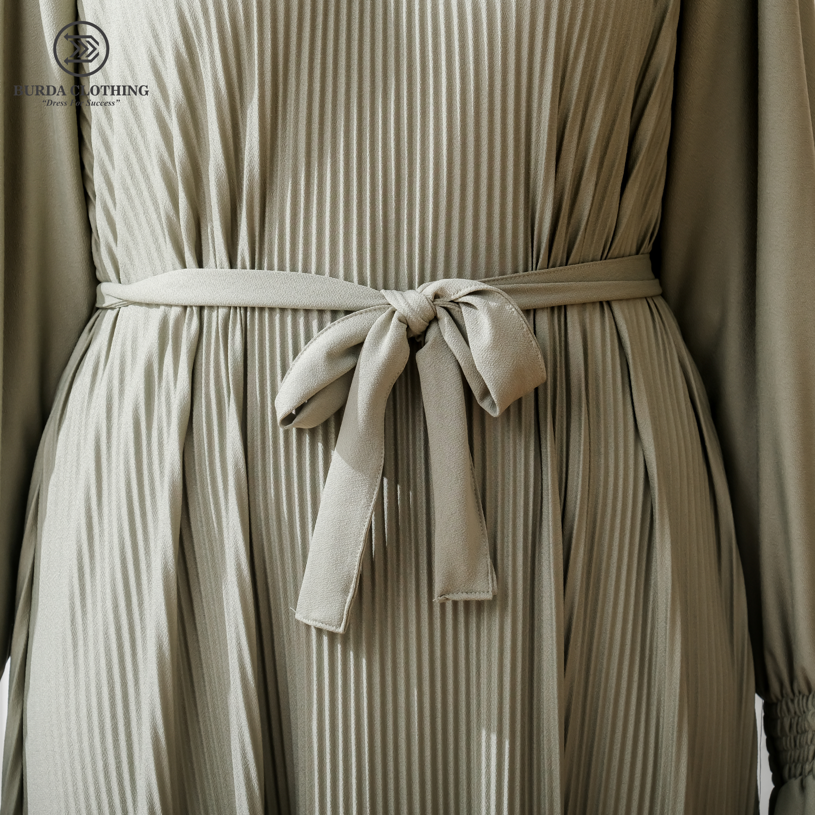 Women's Plain Dress Green by Burdaclothing