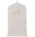 Woven Chennile Prayer Rug Light Beige by Burdaclothing