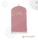 Woven Chennile Prayer Rug Pink by Burdaclothing