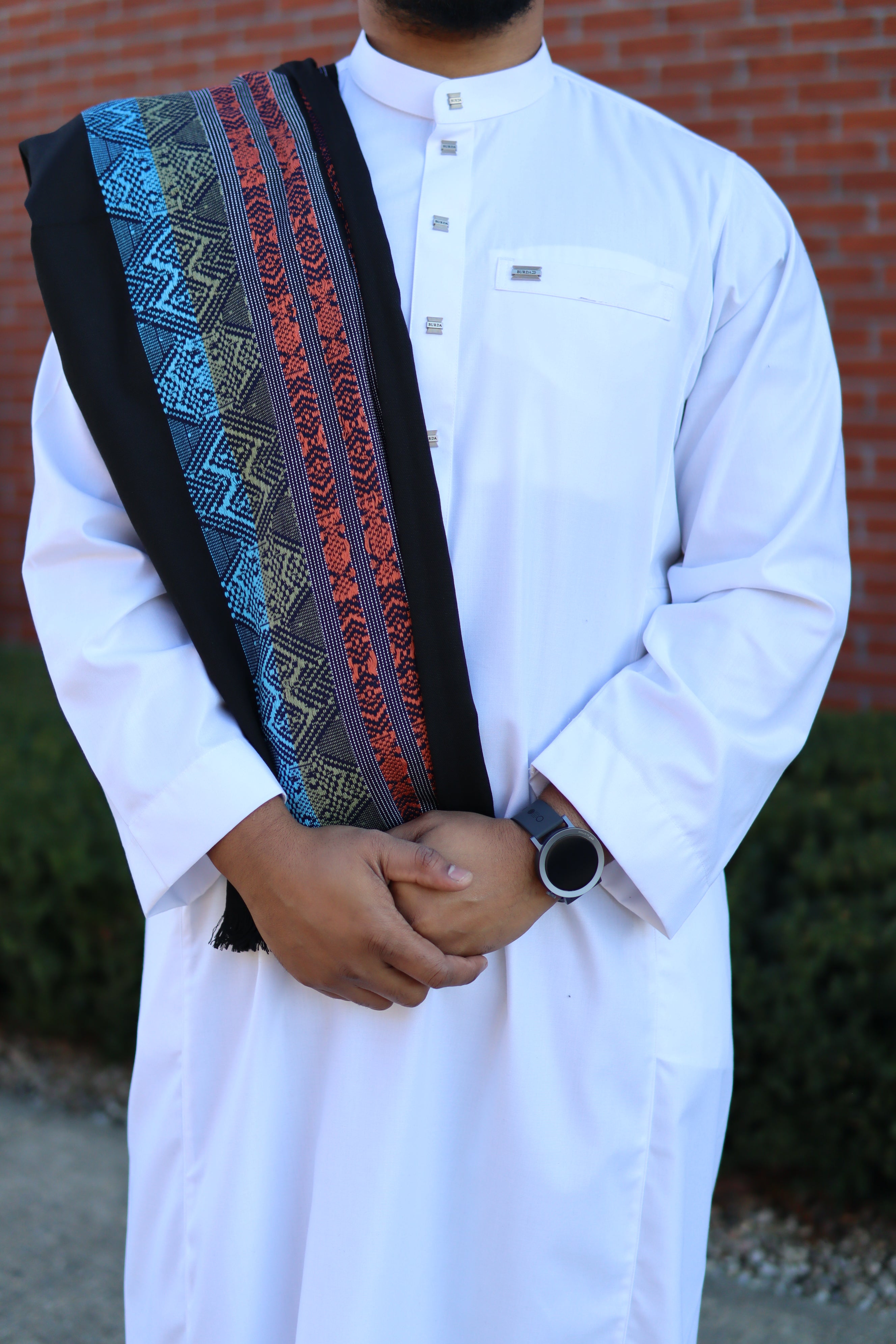 Yemeni Shawls Aztec Multicolor by Burdaclothing