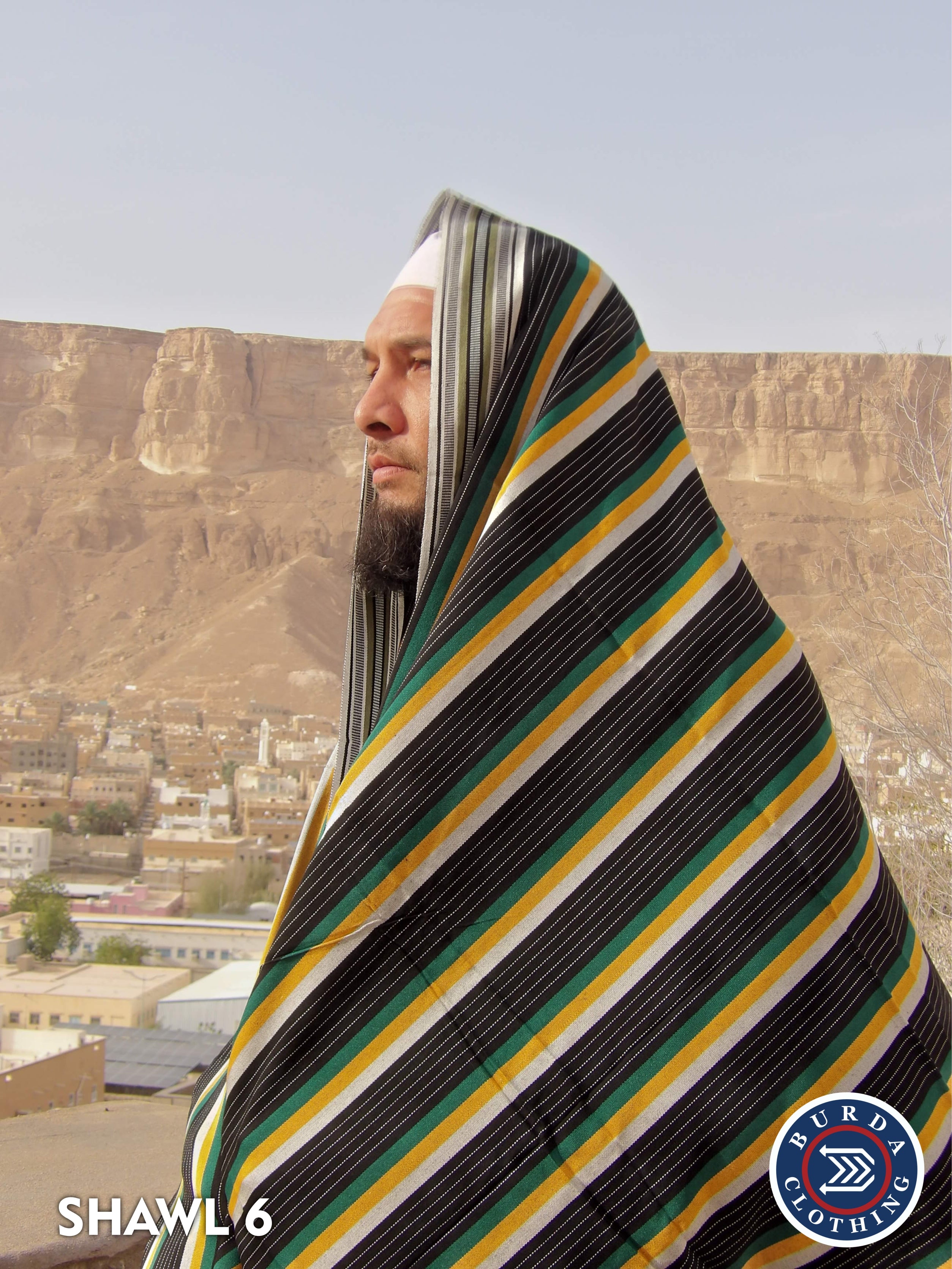 Yemeni Shawls Shawl Design 6 by Burdaclothing