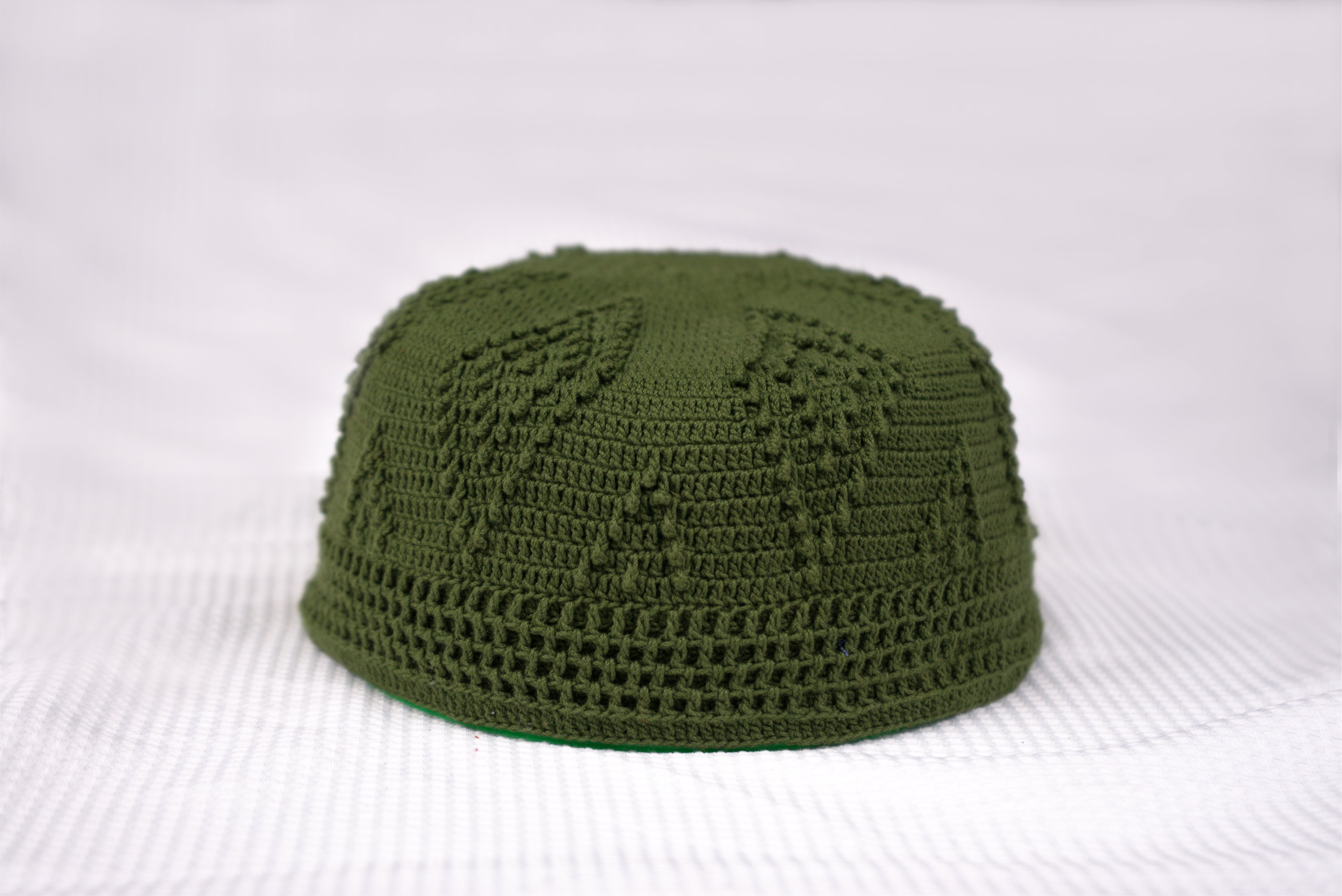 Kufi aus Baumwolle mit Totenkopfmuster 