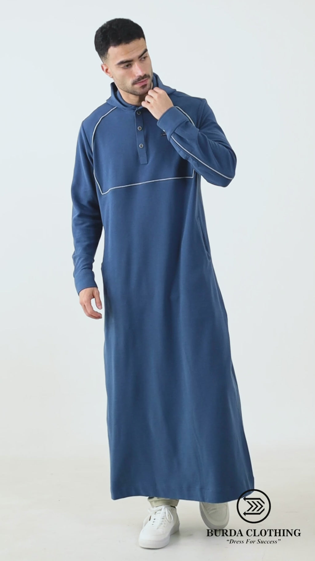 Tech Thobe 322 Blue – Burdaclothing