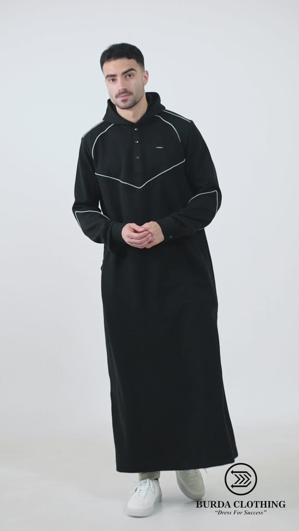 Tech Thobe 320 Black – Burdaclothing