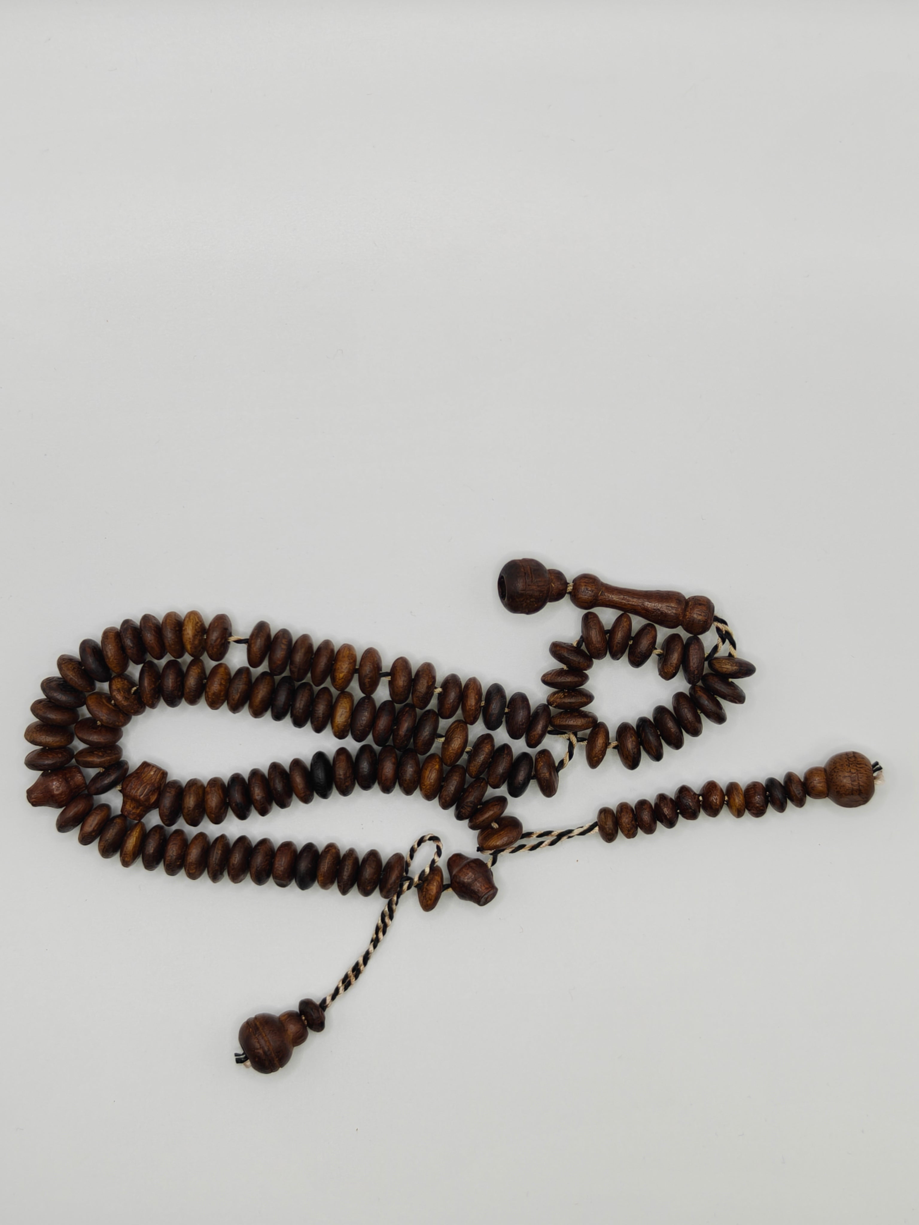 Islamic Tasbih Wooden 99 Count Polished Prayer Beads