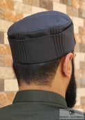 burdaclothing 21 XS Black Folded Kufi