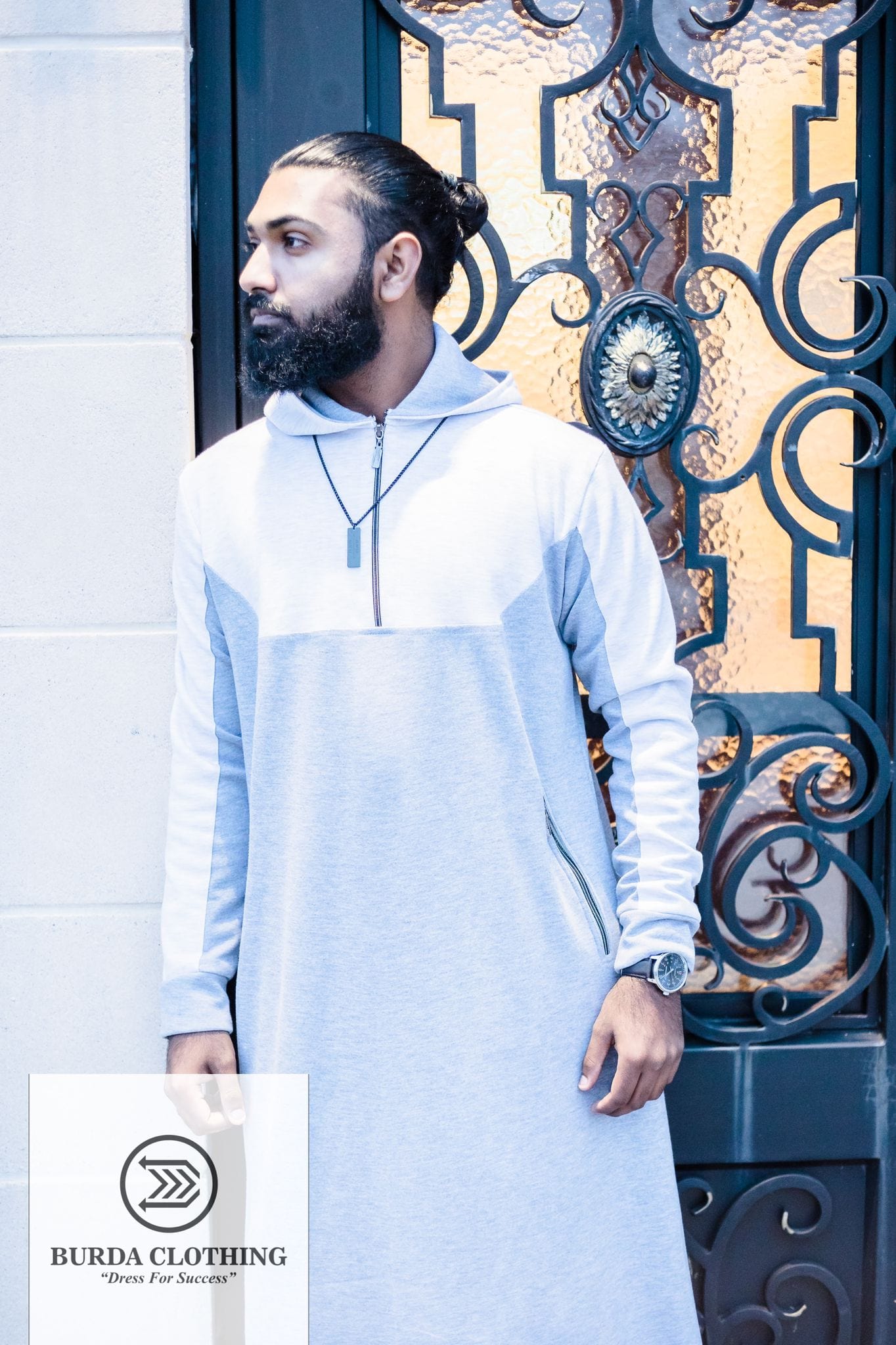 Burdaclothing 50L Winter Sporty Short Hoodie Thobe (Version 1.0)