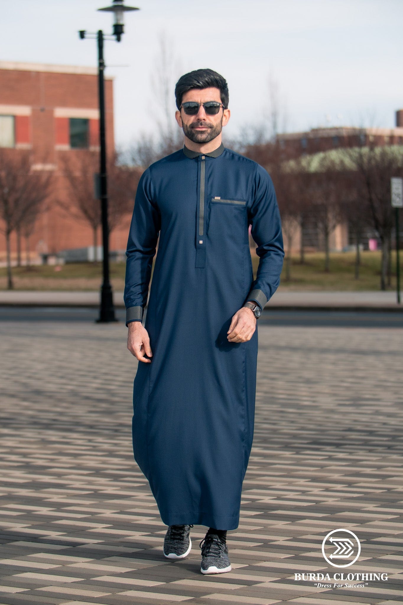 Burdaclothing Adult Premium Thobe 504 Blue