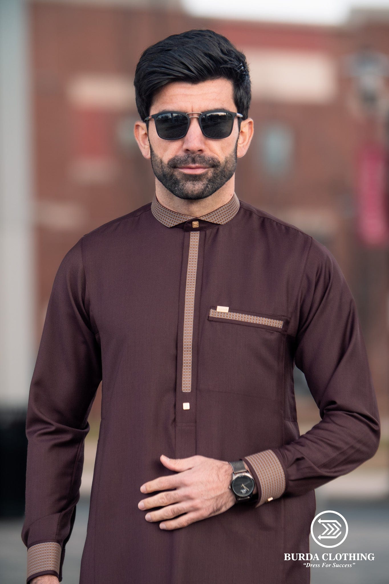 Burdaclothing Adult Premium Thobe 504 Maroon