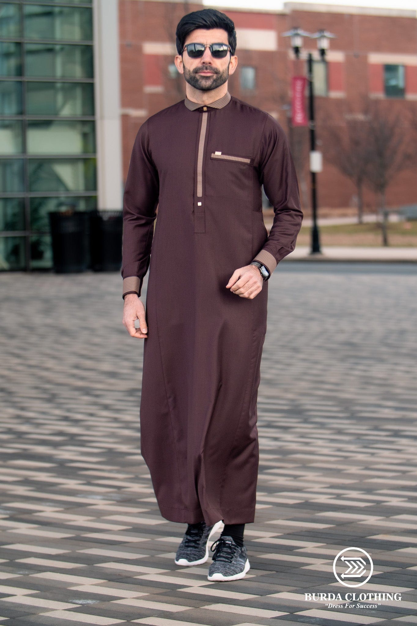 Burdaclothing Adult Premium Thobe 504 Maroon