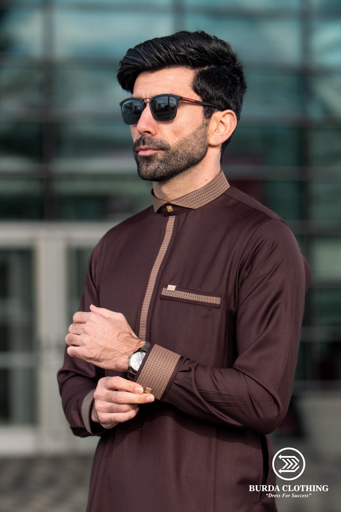 Burdaclothing Adult Premium Thobe 504 Maroon