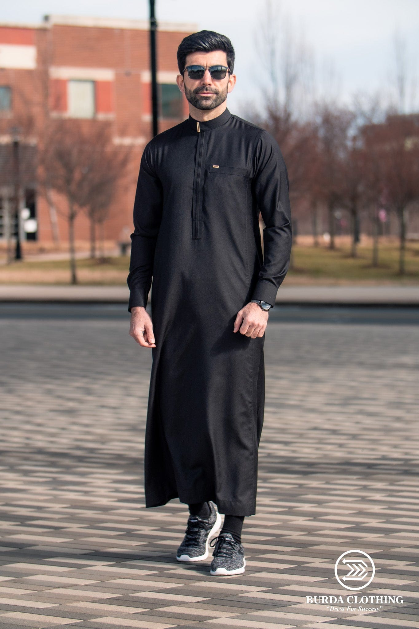 Burdaclothing Adult Premium Thobe 507 Black