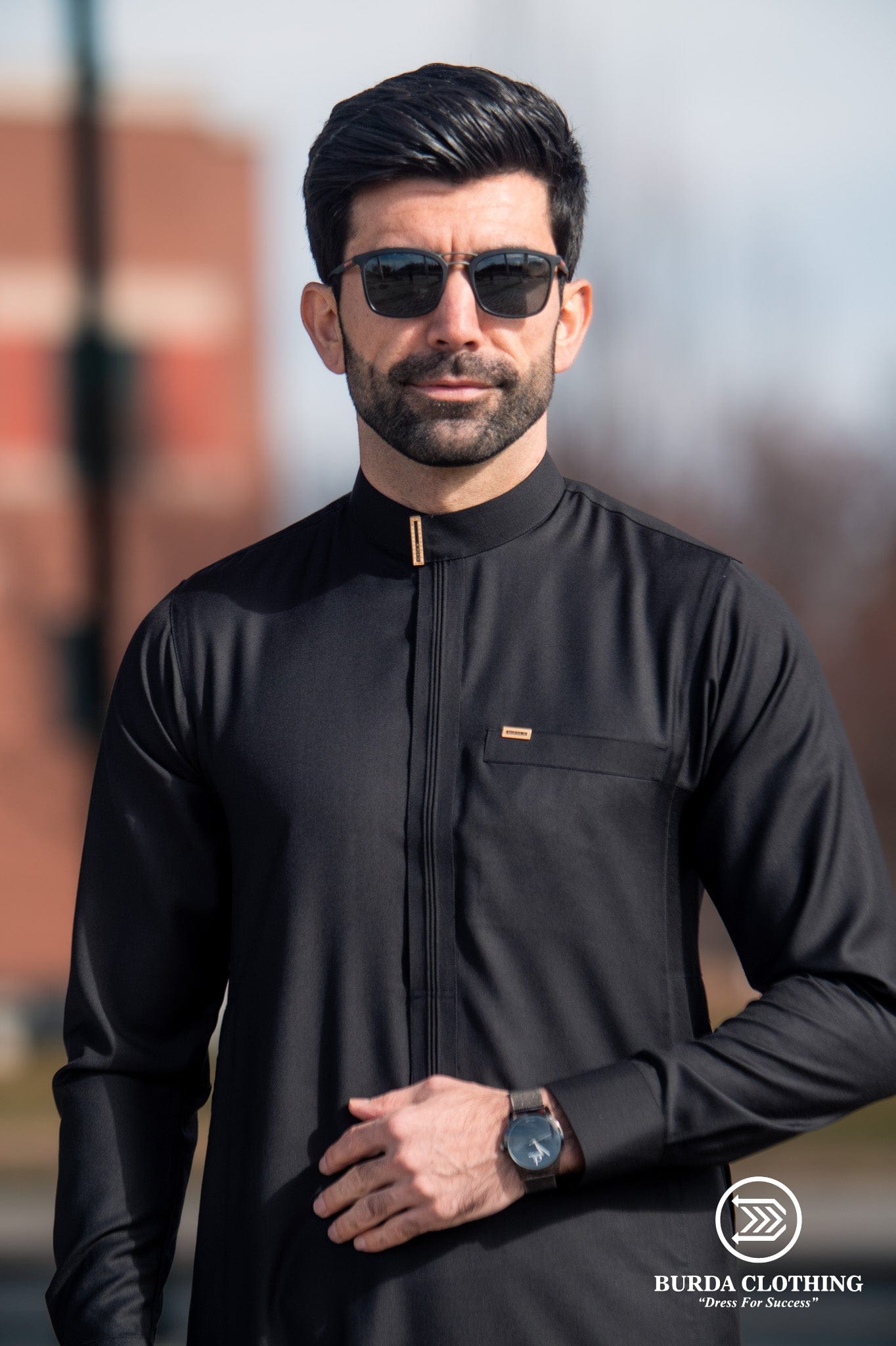 Burdaclothing Adult Premium Thobe 507 Black