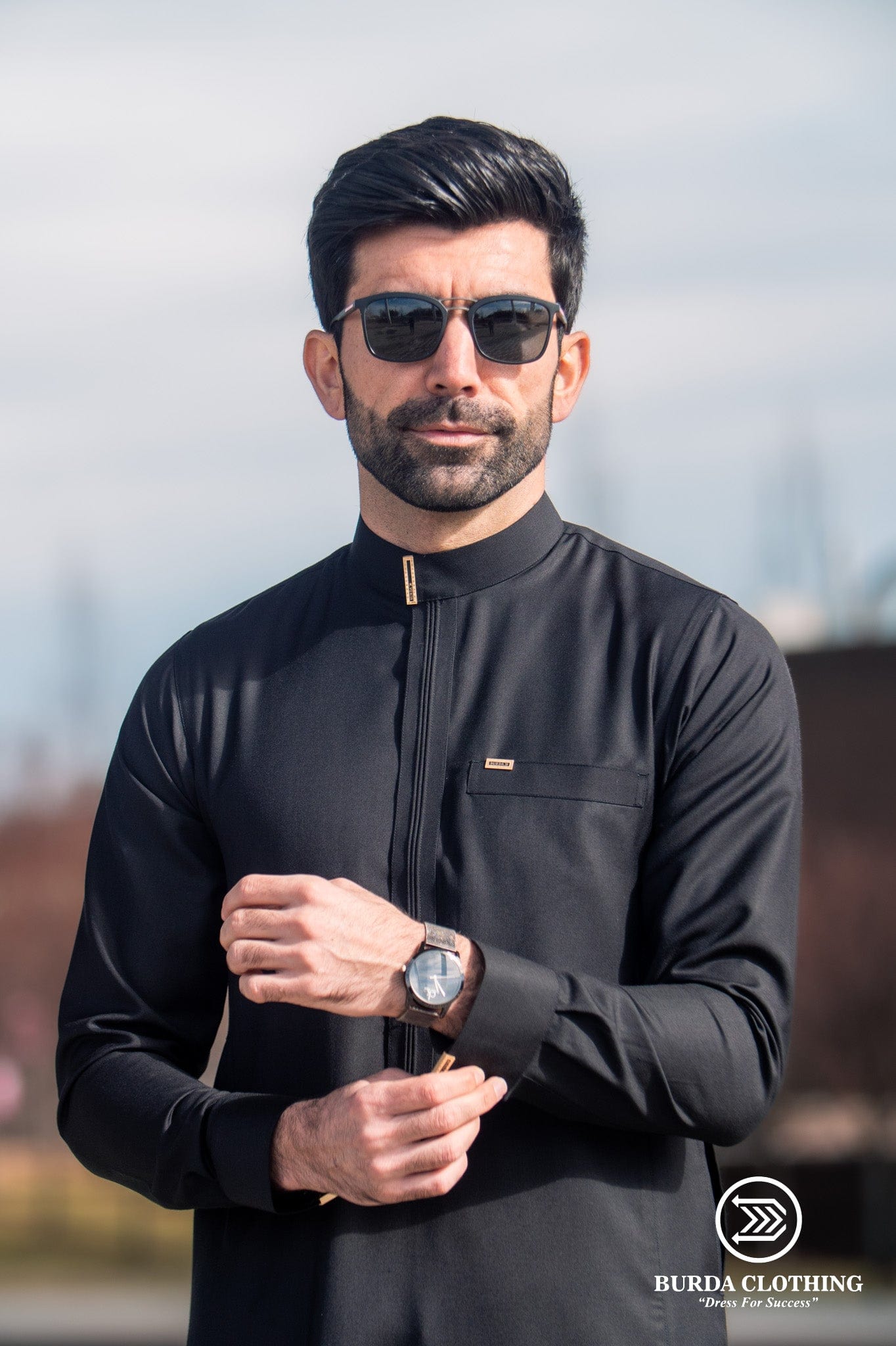 Burdaclothing Adult Premium Thobe 507 Black