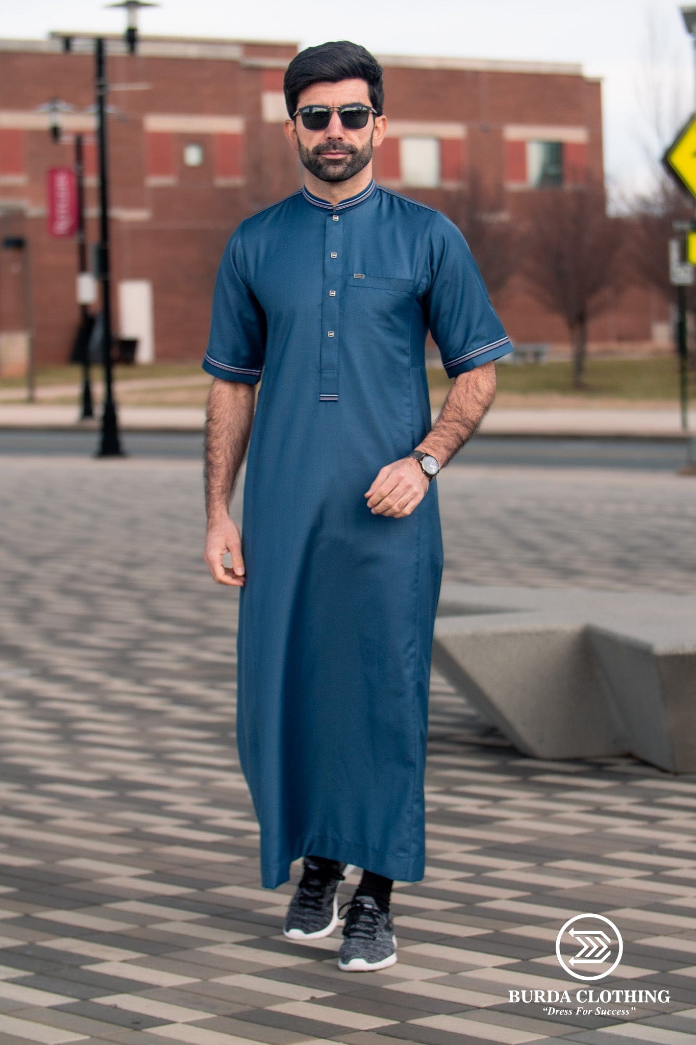 Burdaclothing Adult Short Sleeve Thobe 512