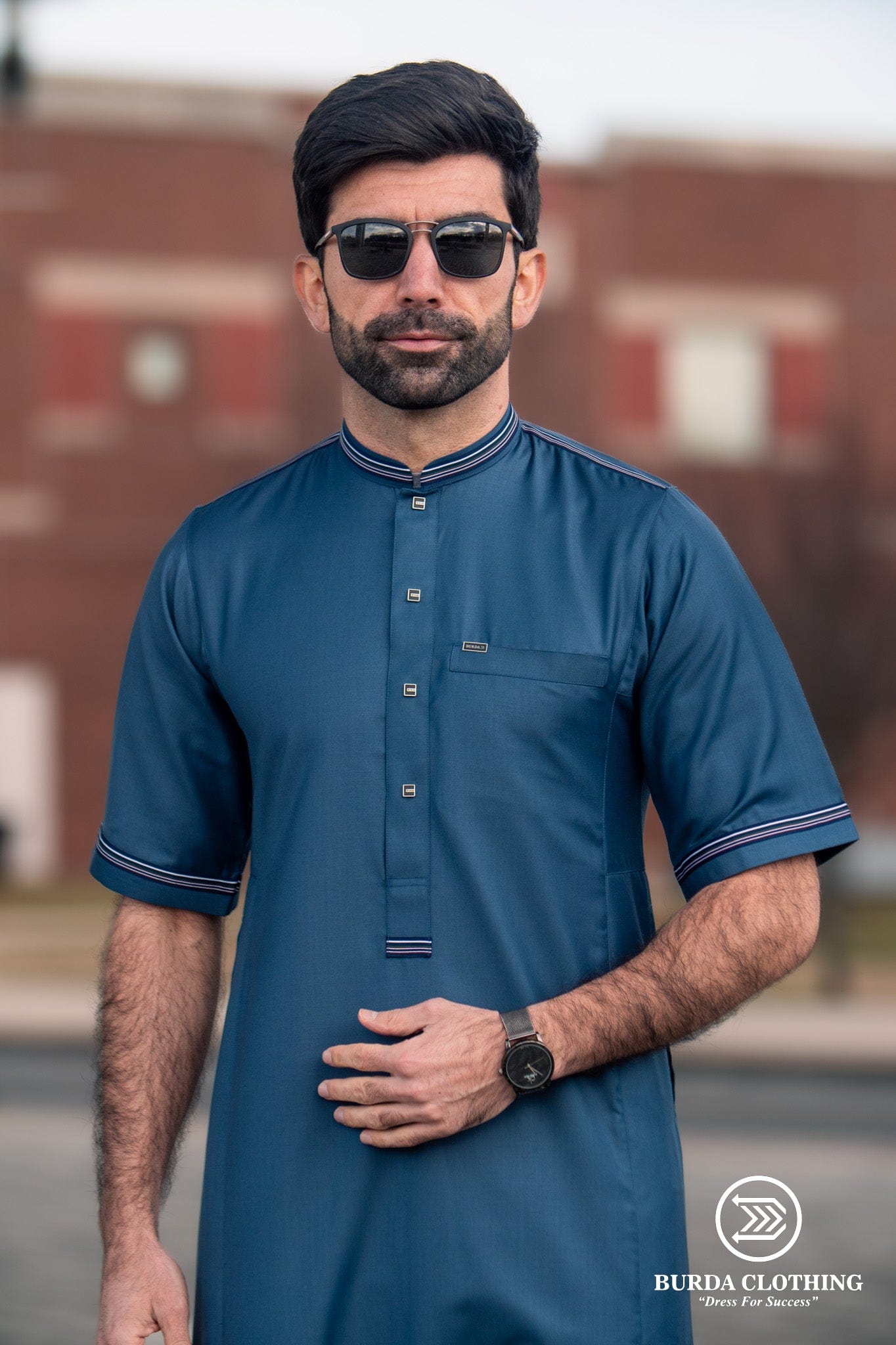 Burdaclothing Adult Short Sleeve Thobe 512