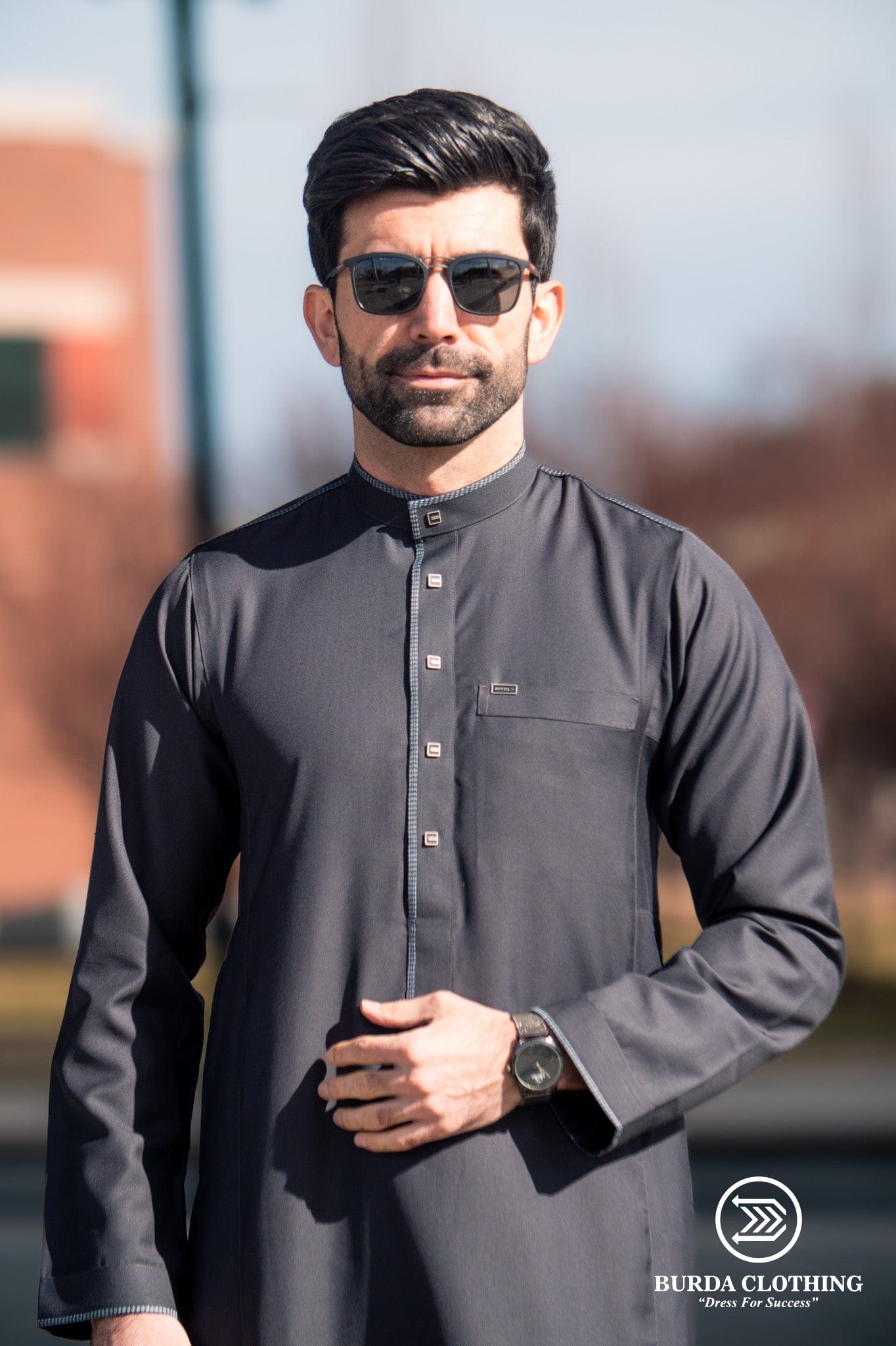 Burdaclothing Adult Thobe 501 GRAY