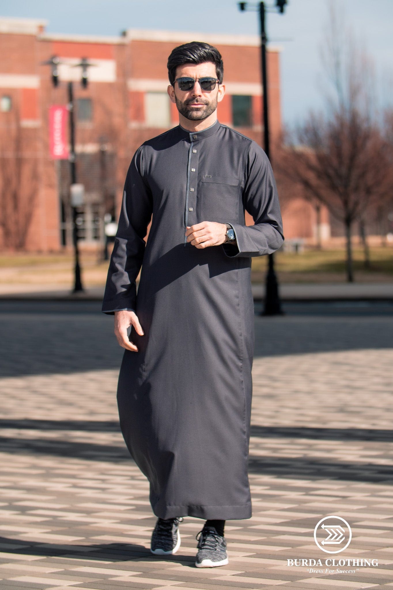 Burdaclothing Adult Thobe 501 GRAY