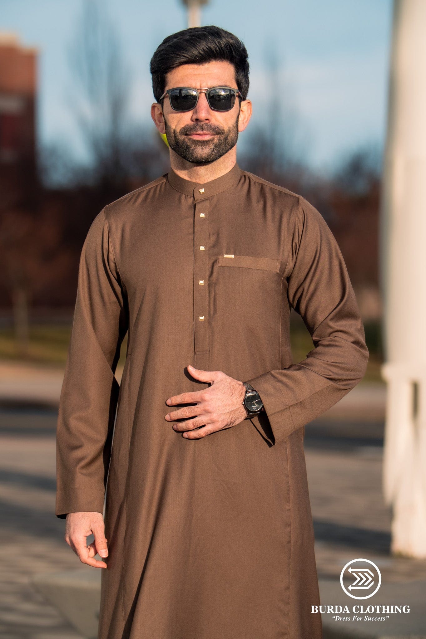 Burdaclothing Adult Thobe 509 Brown