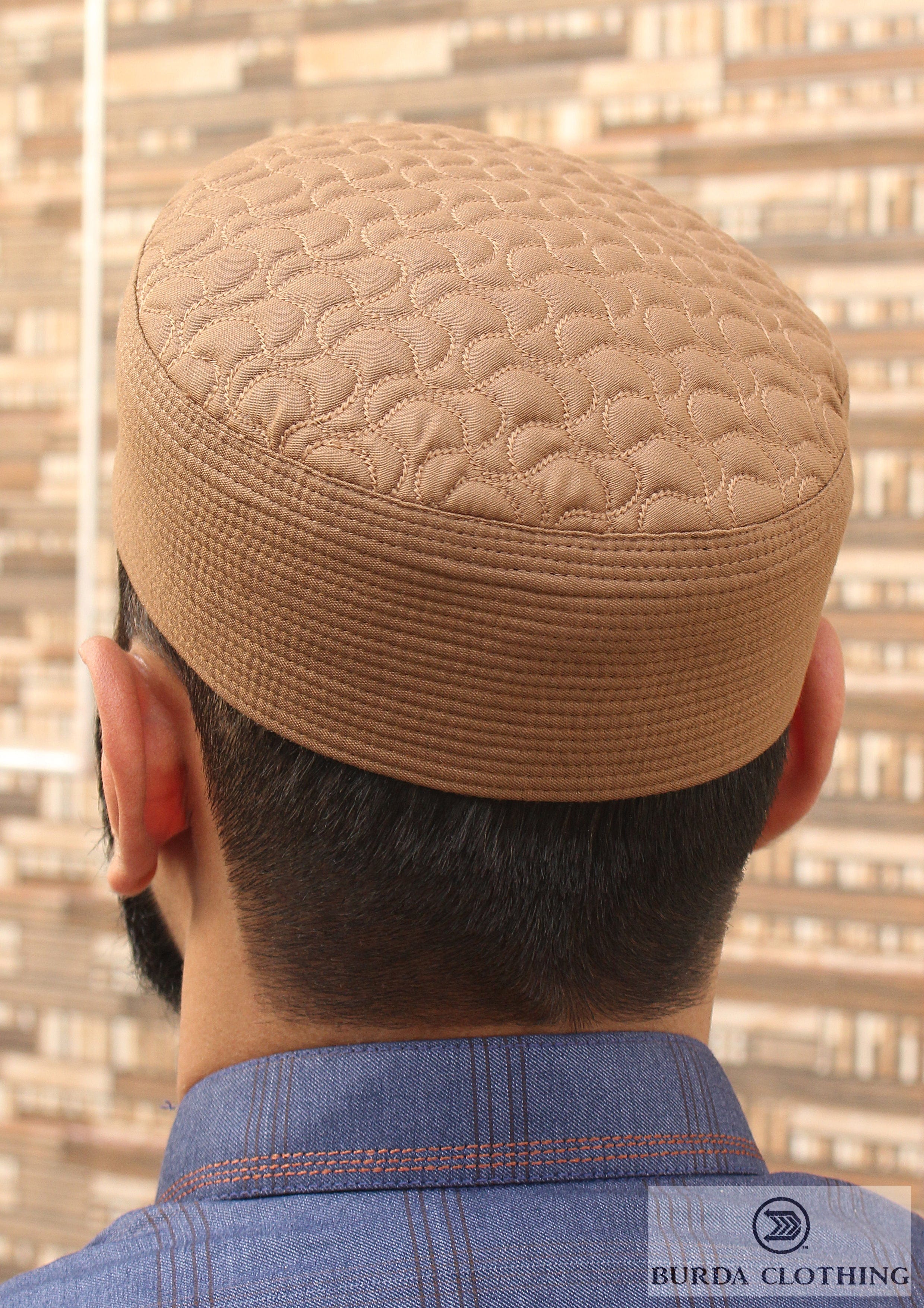 Burdaclothing Almond / 21" XS Platinum Kufi 02 (Click to see 1 more color)